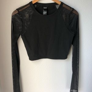 Victoria Sport Fishnet Crop Top